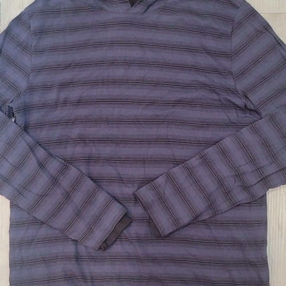 Vince Men's Small Hooded Long Sleeve Shirt - Picture 2 of 5